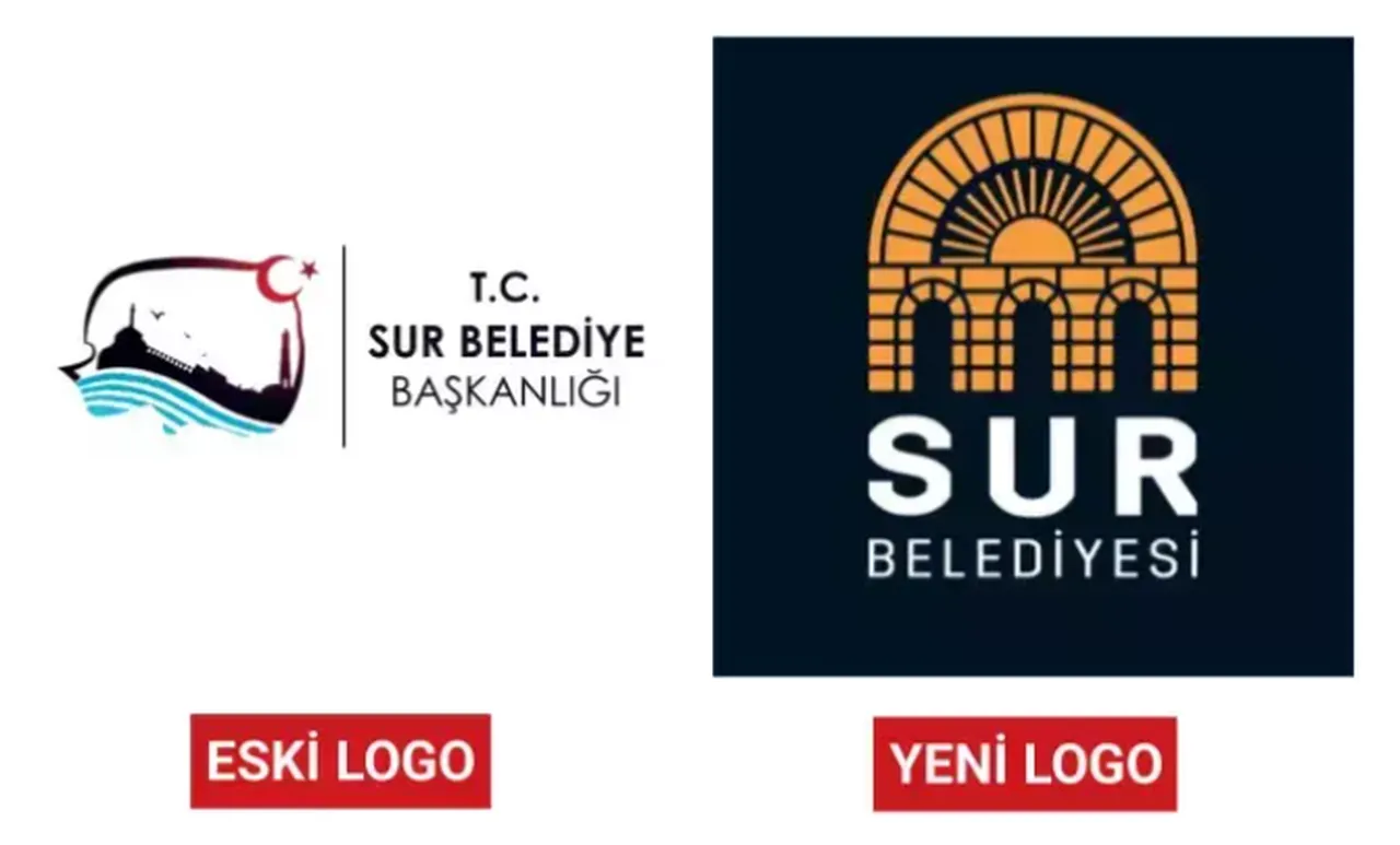 Sur Belediyesi'nin logosu değişti! Sosyal medyada gündem oldu