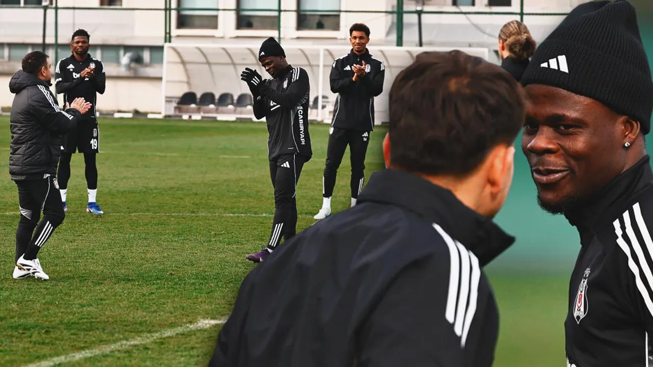 Beşiktaş'ta Kocaelispor maçı hazırlıkları: Junior Olaitan ilk idmanına çıktı