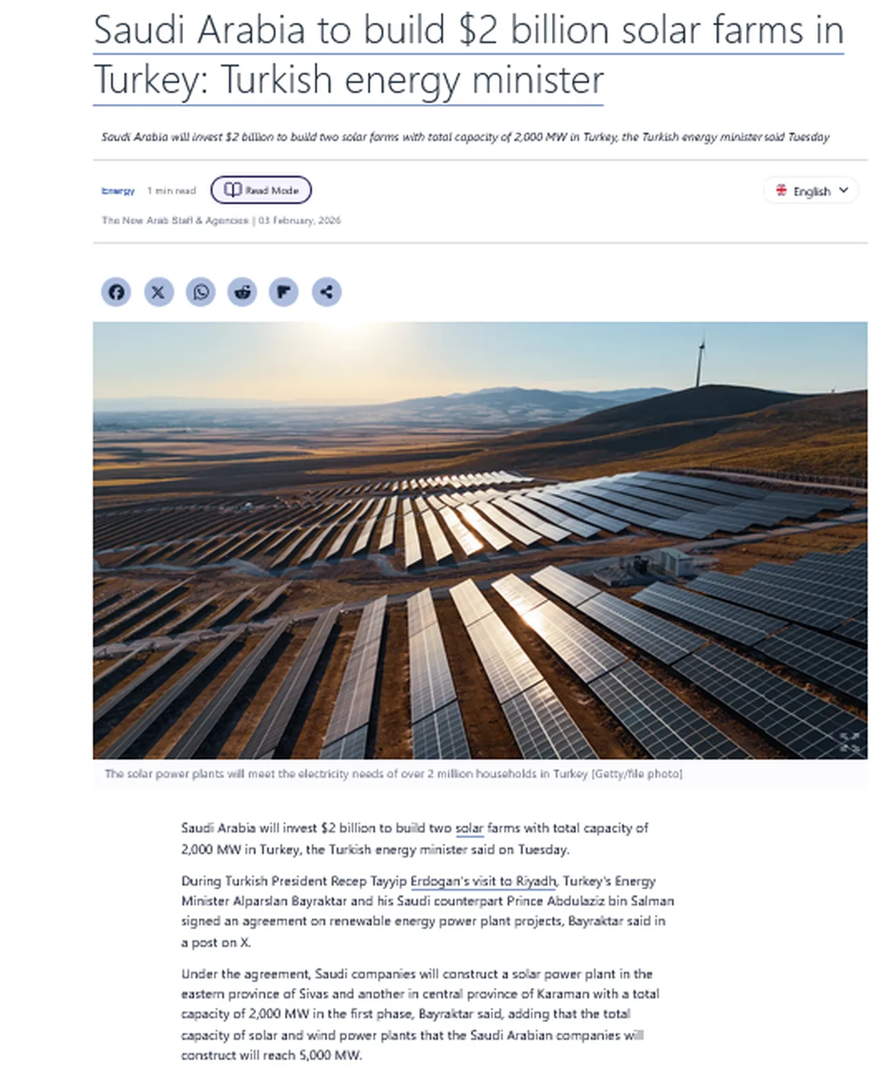 Dünya basını Türkiye’nin iki ilini konuşuyor! Tam 2 milyar dolar değerinde: Körfez'den büyük yatırım