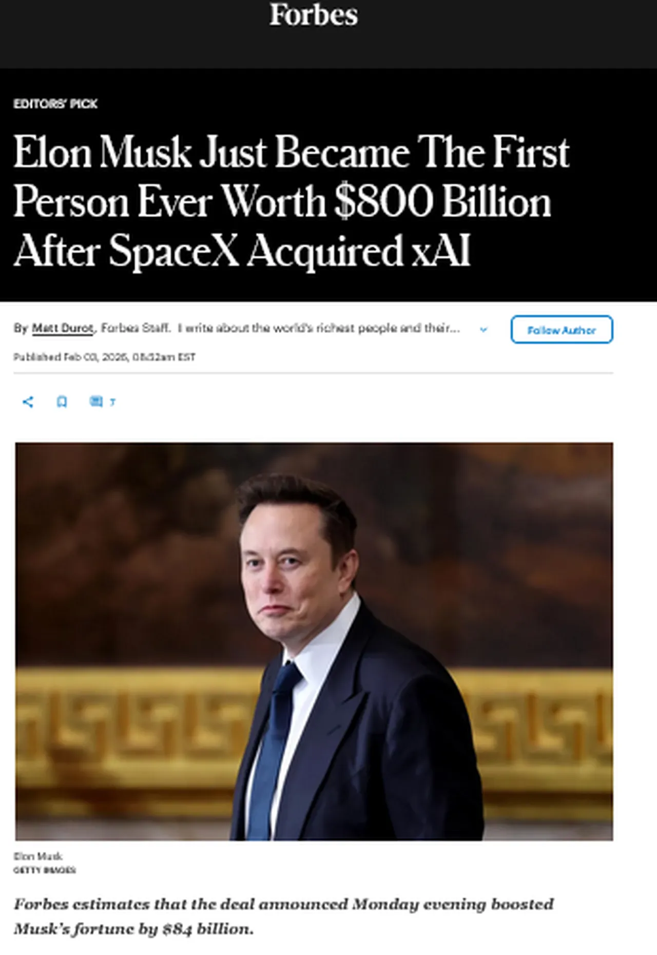 Elon Musk’tan tarihi rekor! Tek imzayla serveti 800 milyar doları aşan ilk insan oldu