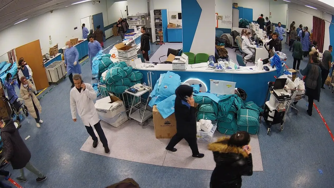 İkinci depremin meydana geldiği anlar