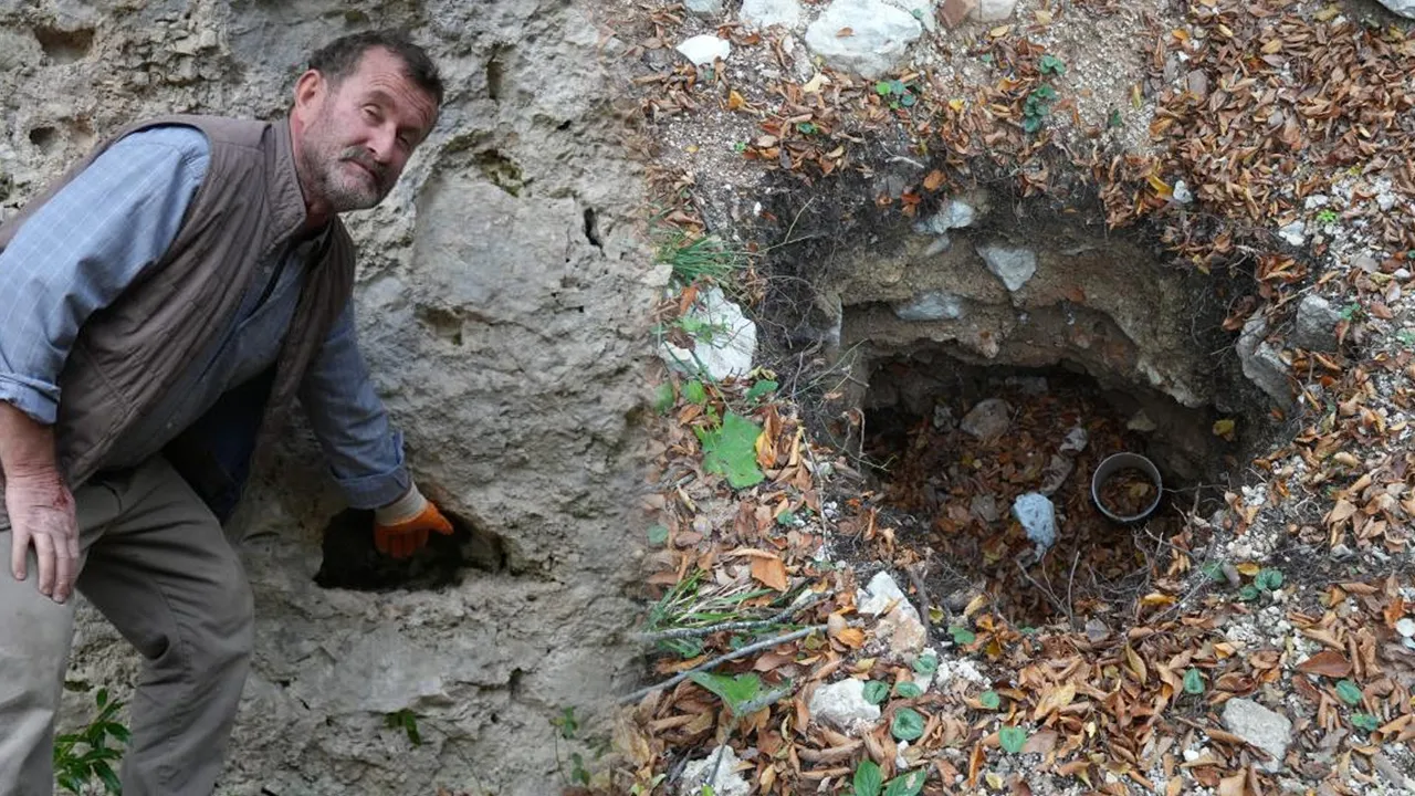 Kastamonu'da gizemli yer altı şehri! Defineciler tarihe acımadı... Her yeri talan ettiler