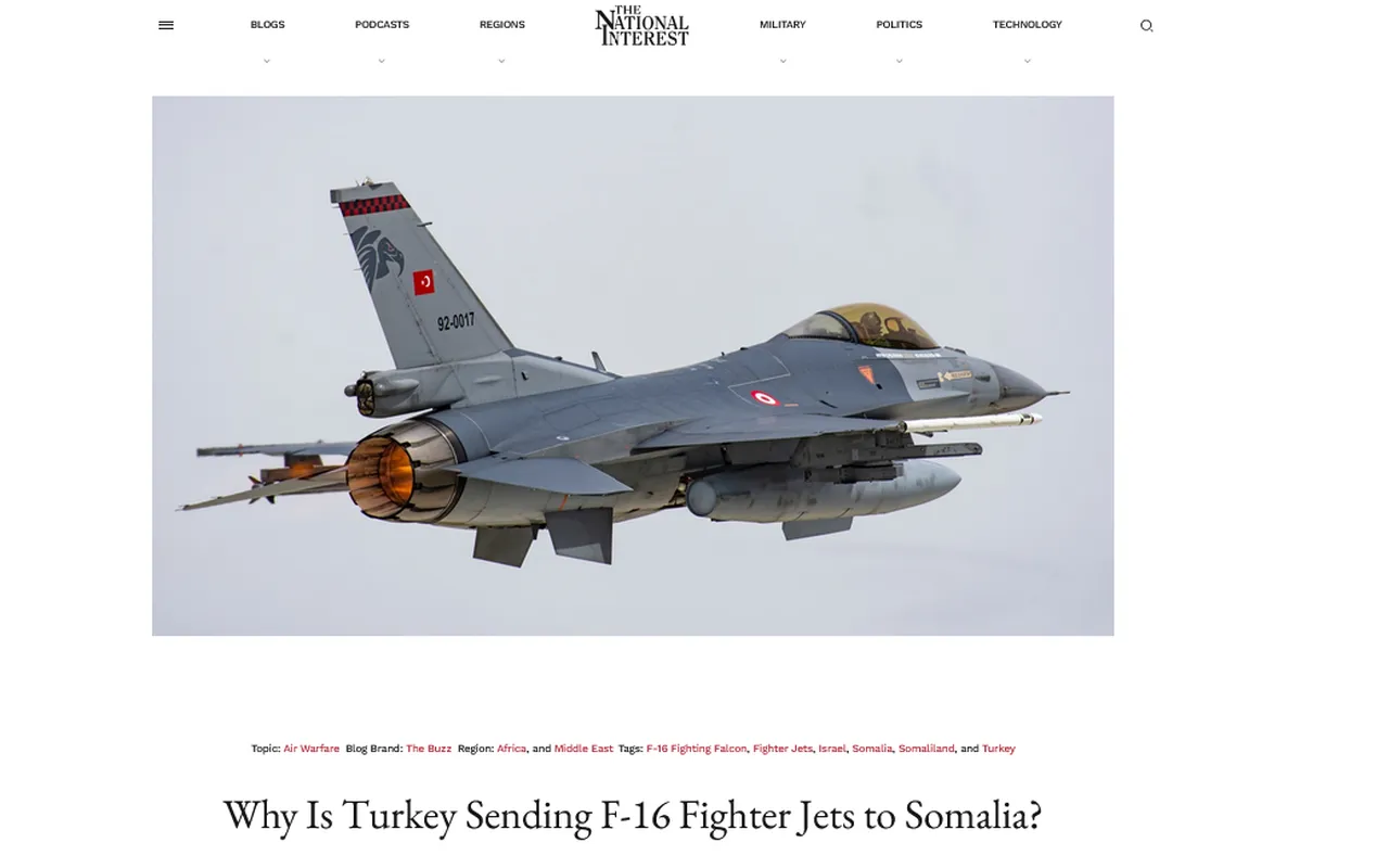 Somali Savunma Bakanı Türk F-16’lar için şiir okudu, ABD basını TB2’ye dikkat çekti