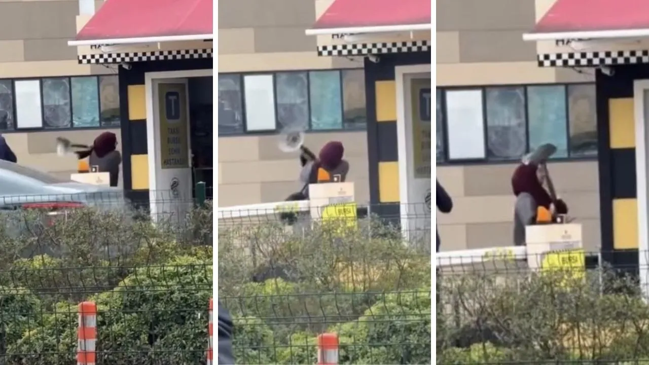 Taksi bulamayan sağlık çalışanı durağı dağıttı!