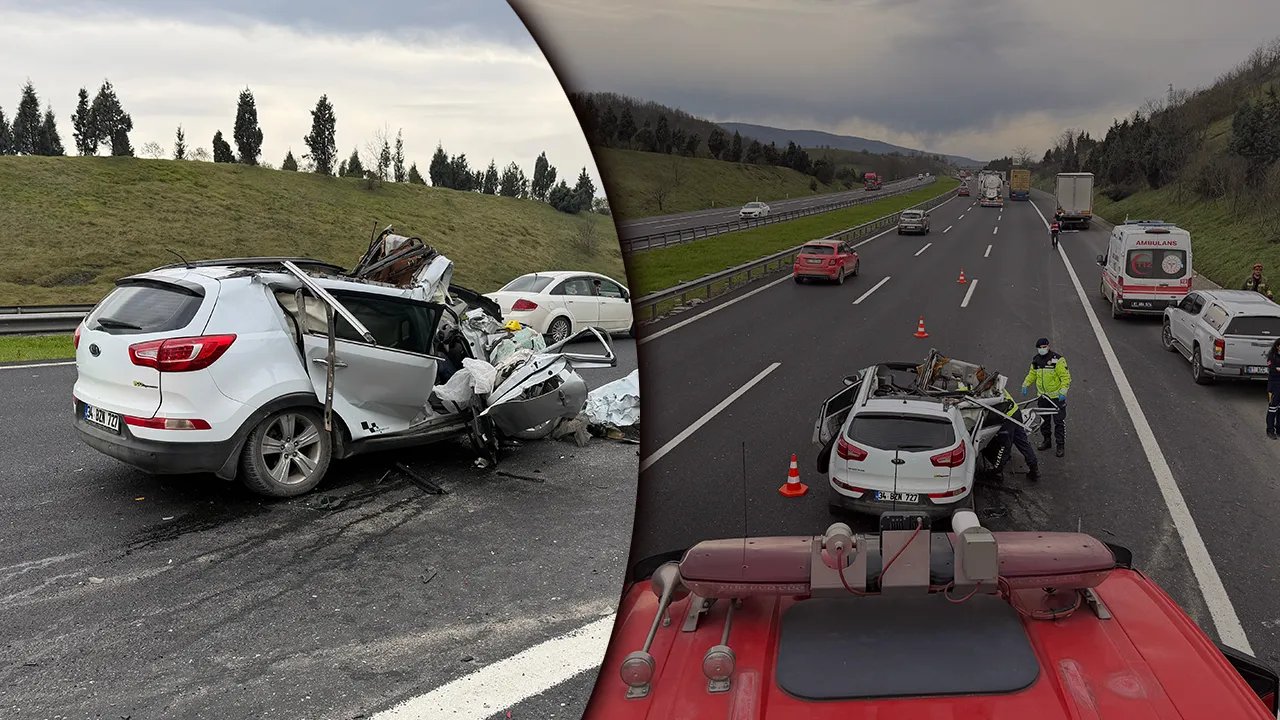 Düzce'de feci kaza: 1 kişi öldü 1 kişi yaralandı