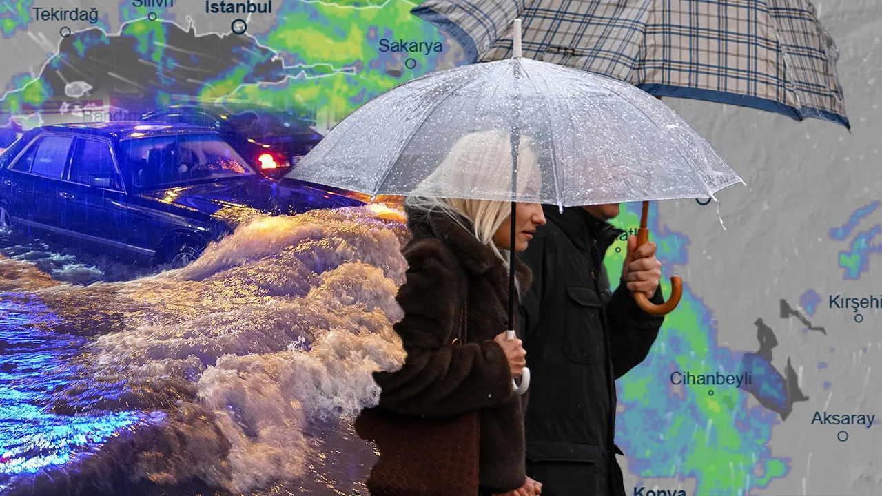 Meteoroloji 5 günlük raporu açıkladı: Yurdun tamamında günlerce sağanak ve fırtına olacak! 