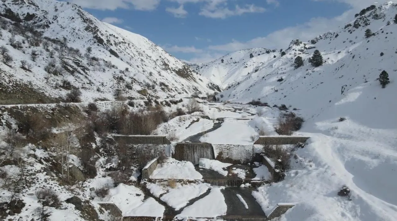 Zemheri sona erdi! Erzincan’da kartpostallık görüntüler