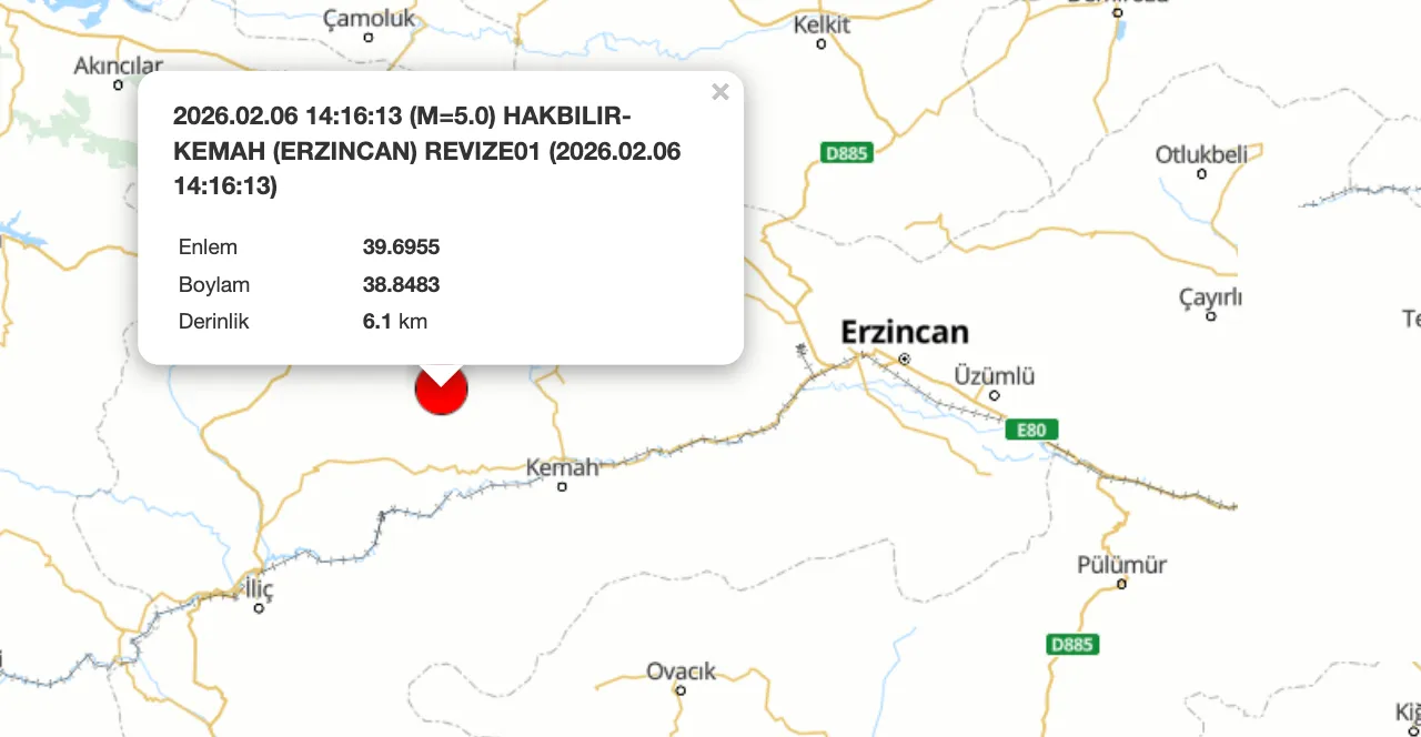 Erzincan depreminde yıkılan bina oldu mu, ölü ya da yaralı var mı? Erzincan’da 4,9 şiddetinde deprem meydana geldi!