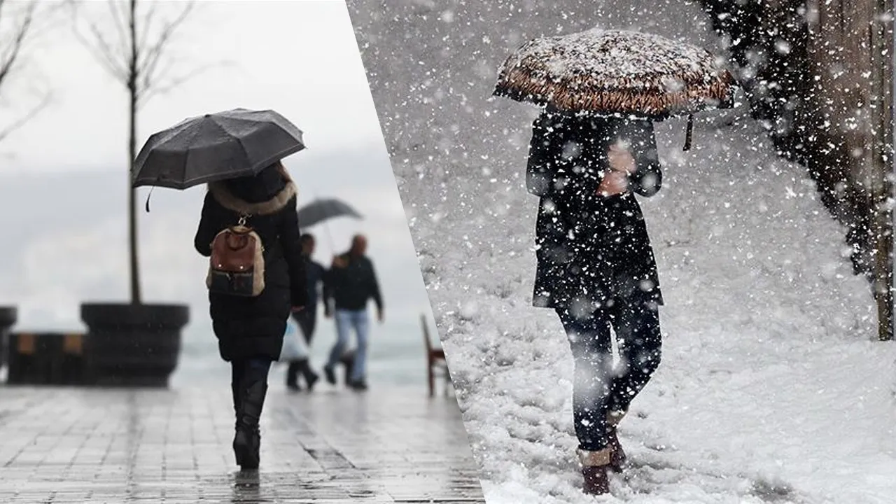 Hafta sonu yağış geliyor: Batıda sağanak, doğuda kar