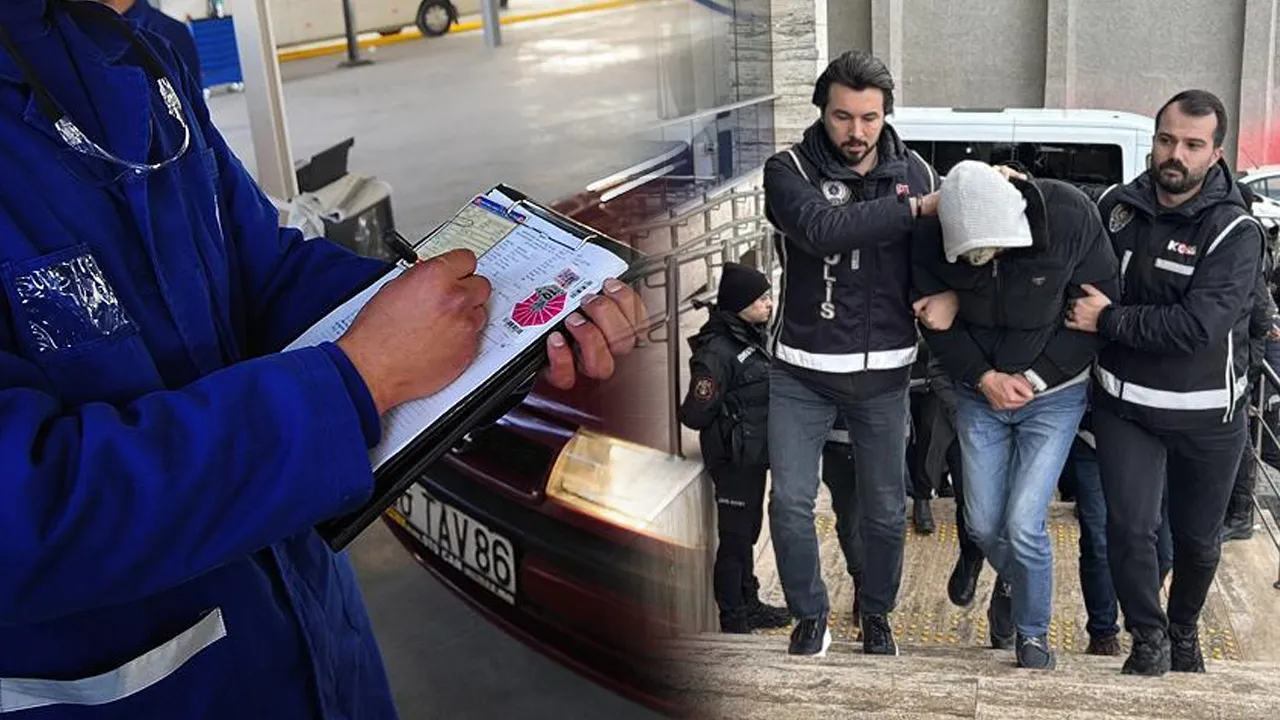 Kusurlu araçları rüşvetle muayeneden geçiriyorlardı! 11 şüpheli adliyede