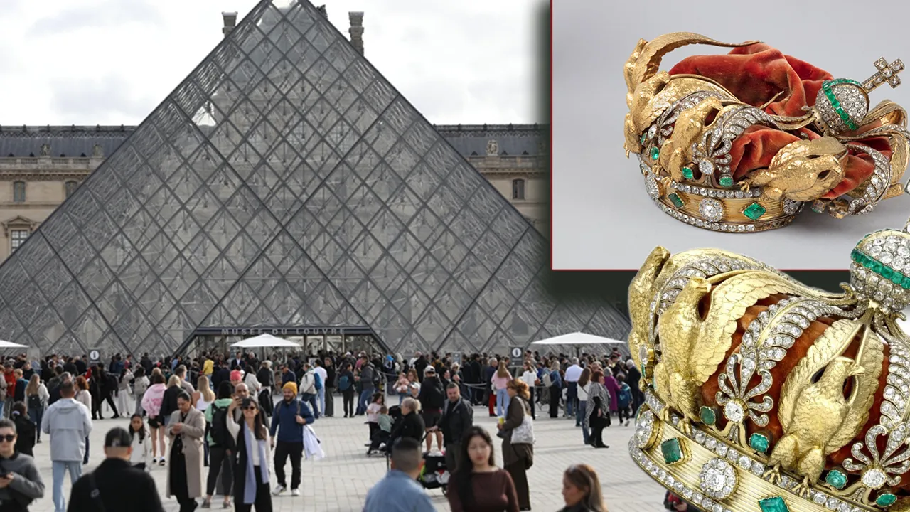 Louvre soyguncuları kaçarken düşürmüştü! Elmas taç ilk kez görüntülendi