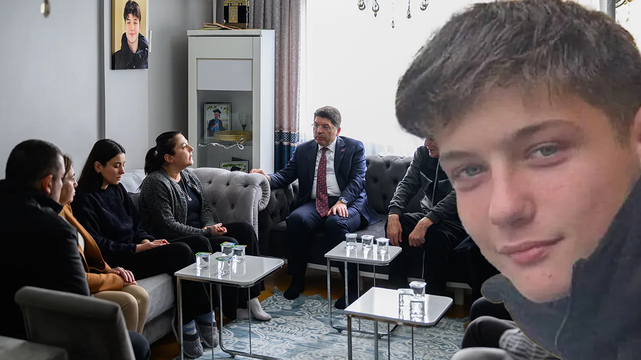 Bakan Tunç'tan Atlas'ın ailesine taziye ziyaret