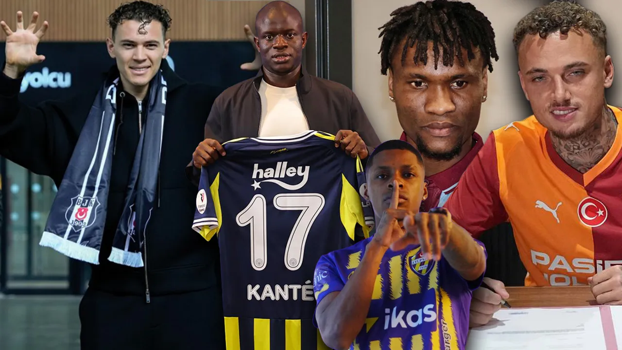 Süper Lig transfer raporu: 16 kulüpten 91 takviye, tek takımdan 13 imza