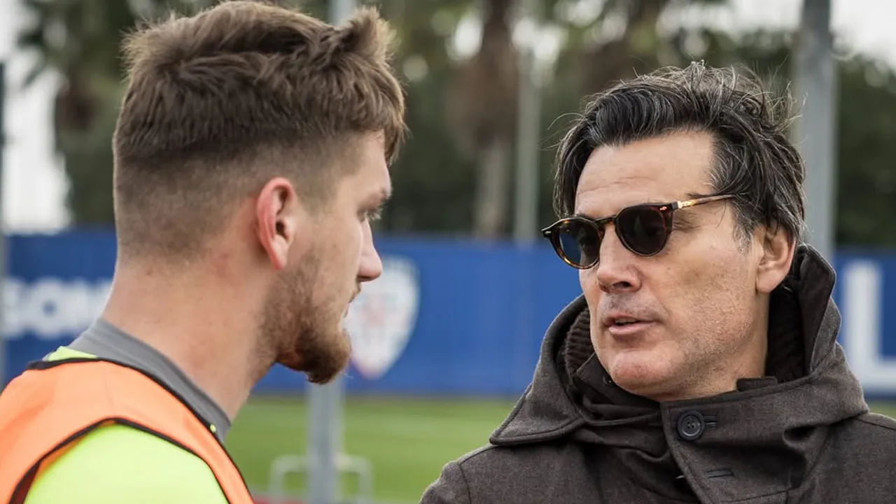 Vincenzo Montella, Cagliari antrenmanında: Semih Kılıçsoy'a ziyaret