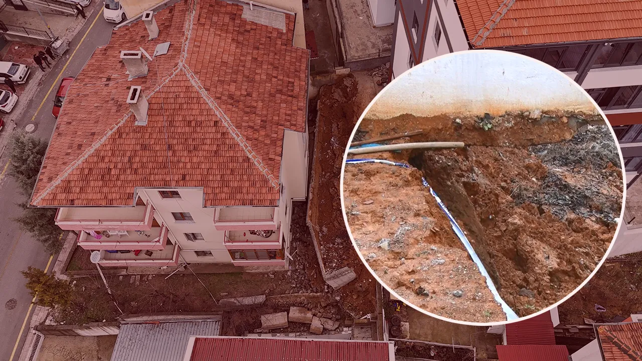 Ankara’da istinat duvarı yıkıldı: Riskli 5 apartman hemen boşaltıldı 