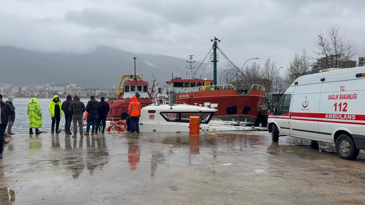 Bursa Gemlik'te denizde erkek cesedi bulundu