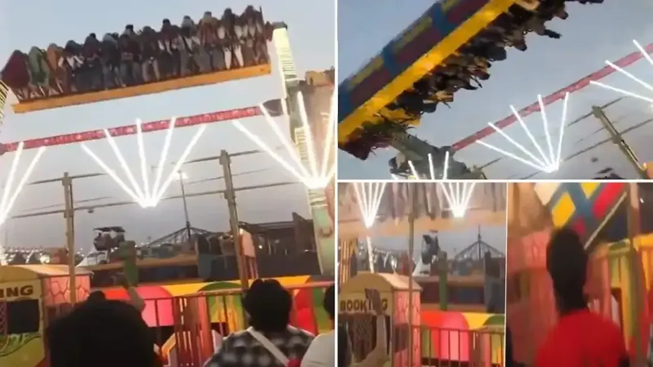 Çocuklarla dolu tsunami salıncağı yere çakıldı! 1 kişi öldü 12'den fazla yaralı var