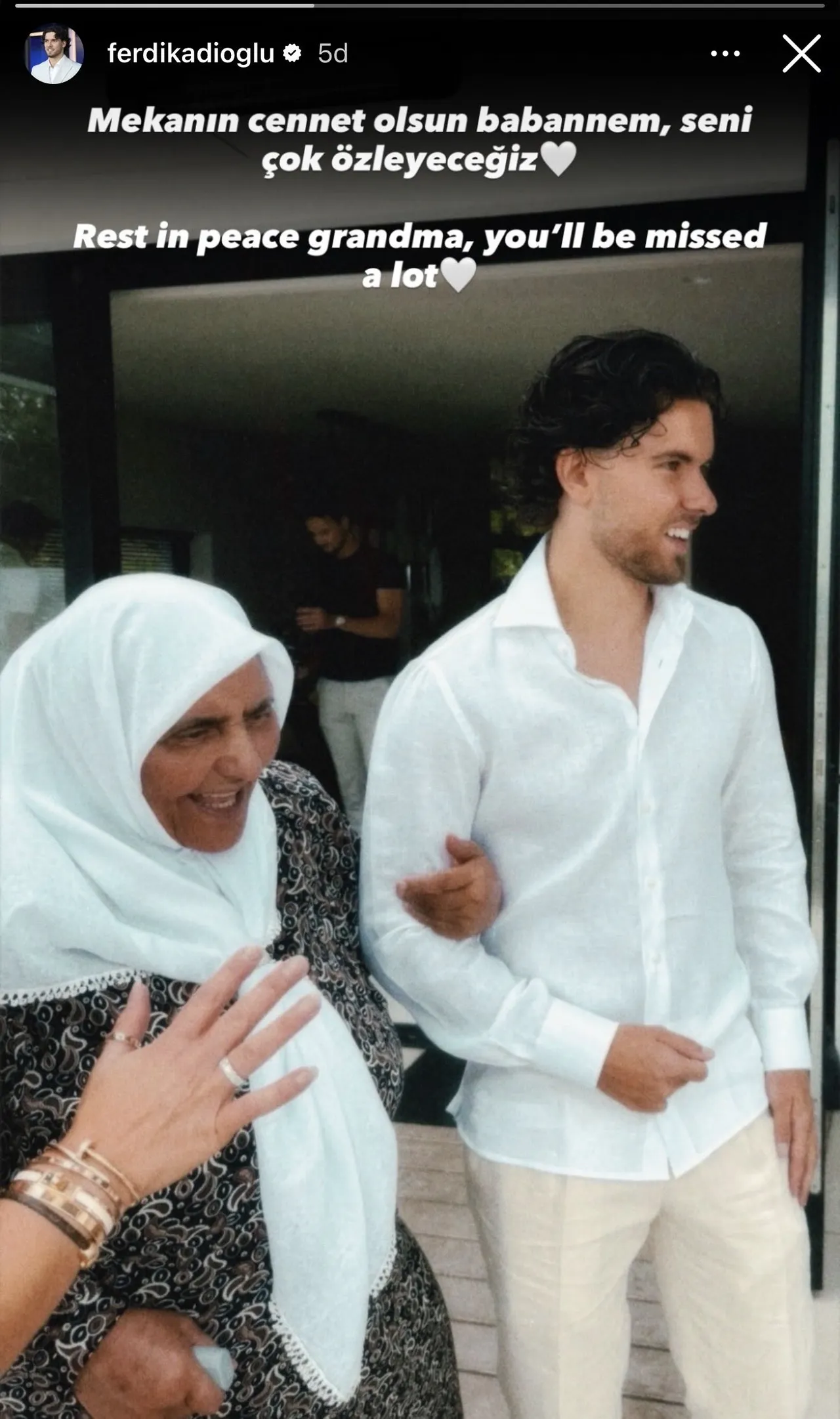 Ferdi Kadıoğlu'nun paylaşımı