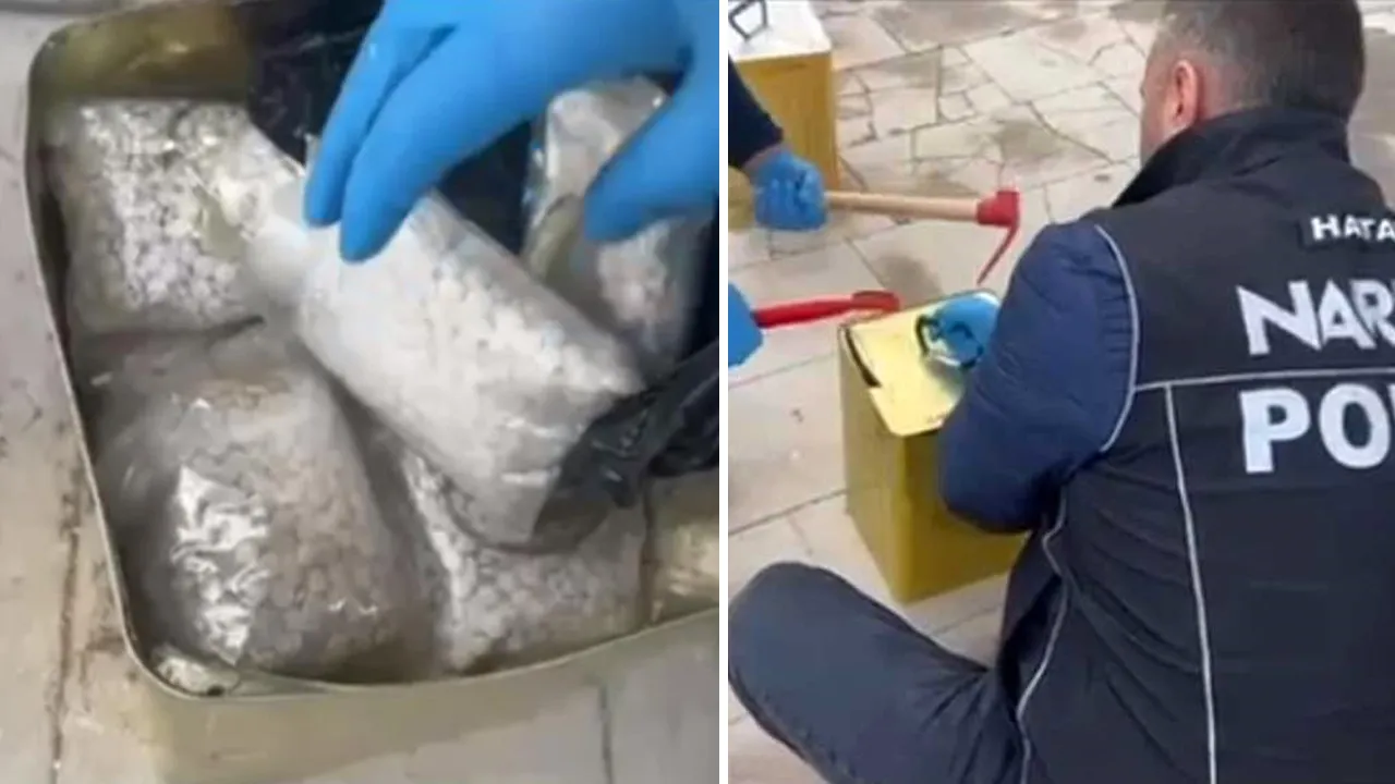 Hatay'da operasyon: Zeytinyağı sandılar, uyuşturucu çıktı!