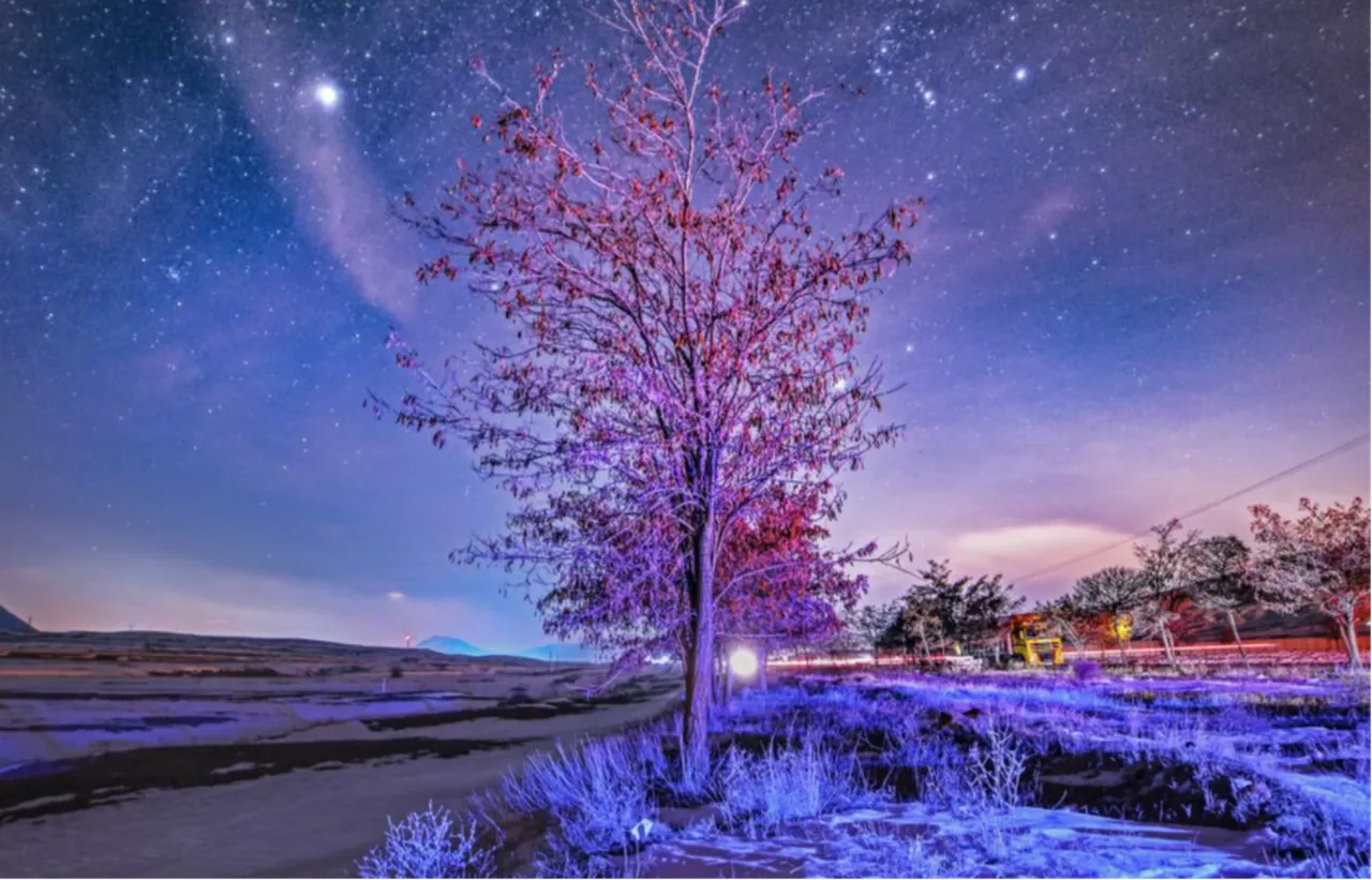 Kar, gece ve yıldızlar! Bitlis kışında eşsiz manzaralar