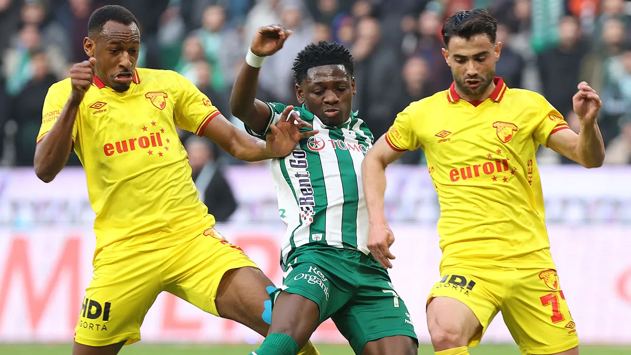 Konyaspor ile Göztepe puanları paylaştı