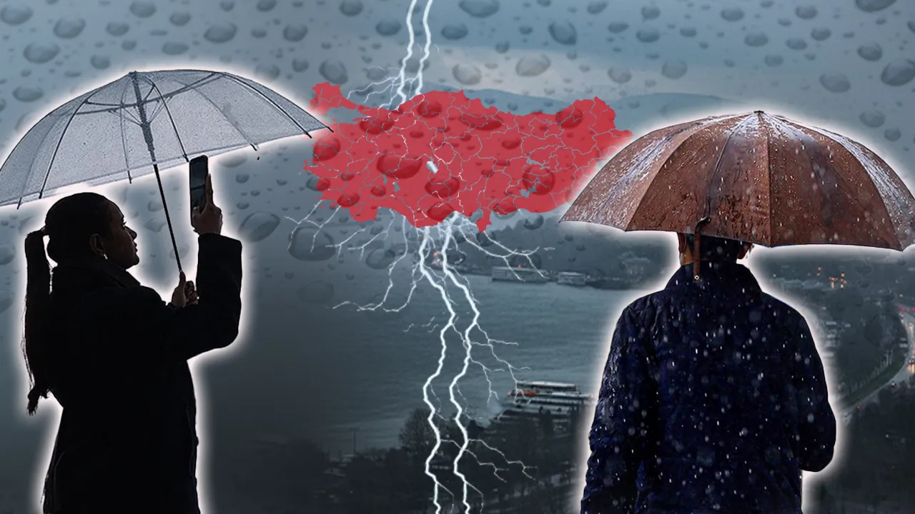Meteoroloji 29 ili sıraladı! Harita kırmızıya döndü, yağış dalgası geliyor 
