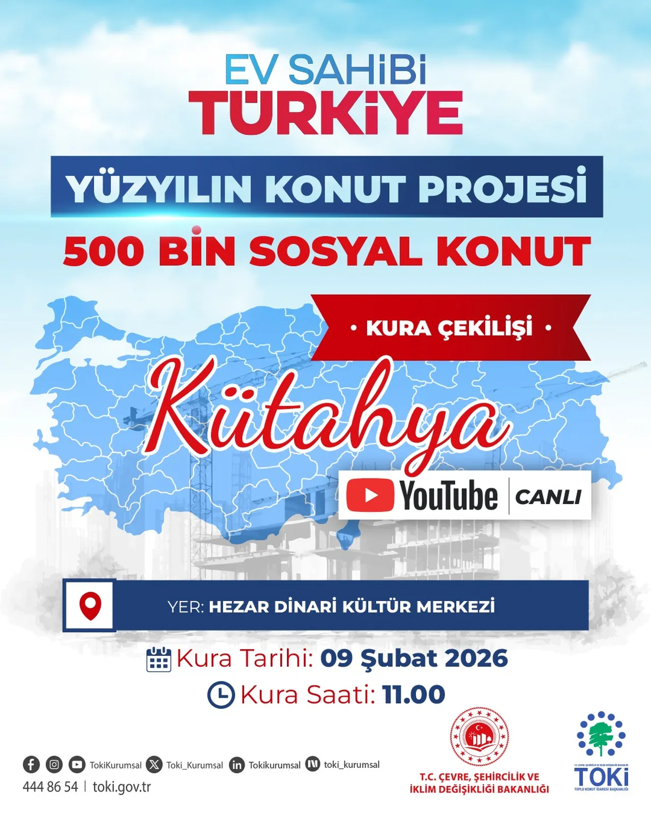 TOKİ Kütahya ve Yozgat kura çekilişi ne zaman, saat kaçta? Kuraya katılacakların isim listesi belli oldu
