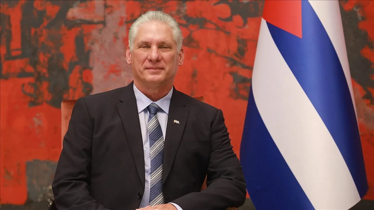 Küba Devlet Başkanı Miguel Diaz-Canel