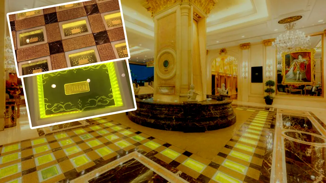 Altın kaplama otel! Zeminleri 550 milyon TL'ye satılıyor