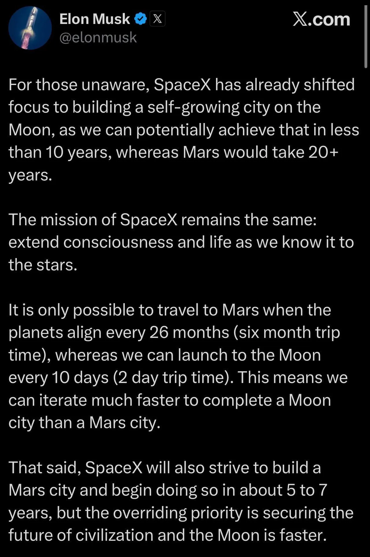 Elon Musk Mars yerine bu kez Ay’a göz dikti! Yatırımcılara yeni üs planı sunuldu