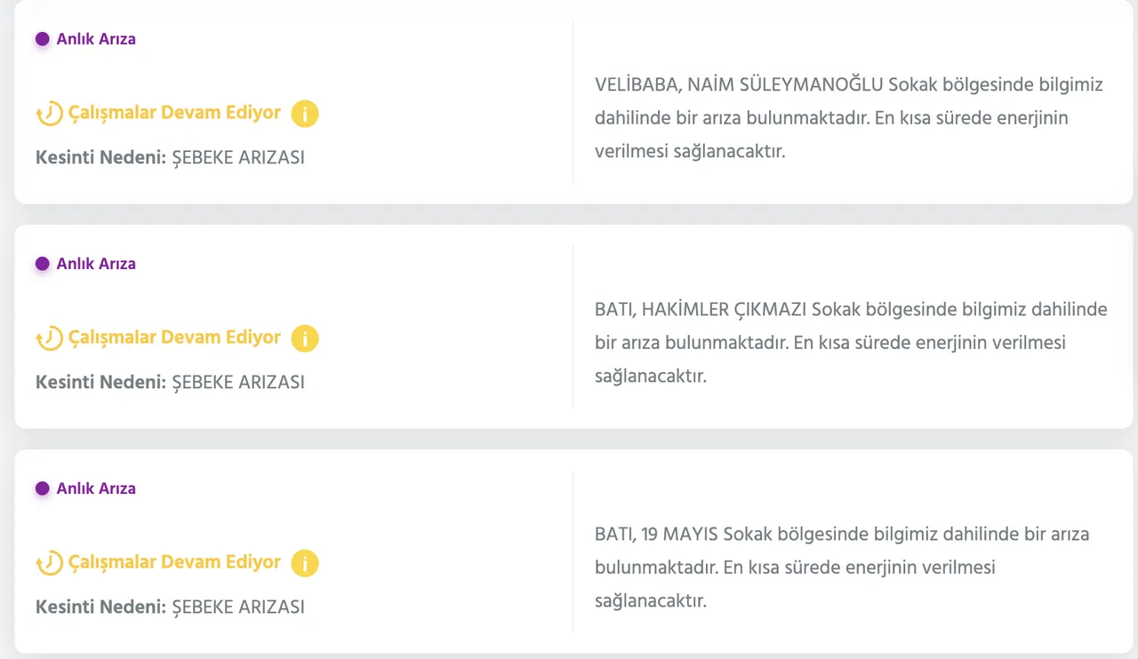 İstanbul elektrik kesintisi 9 Şubat (Tuzla, Sancaktepe, Pendik, Kadıköy) AYEDAŞ kesinti sorgulama