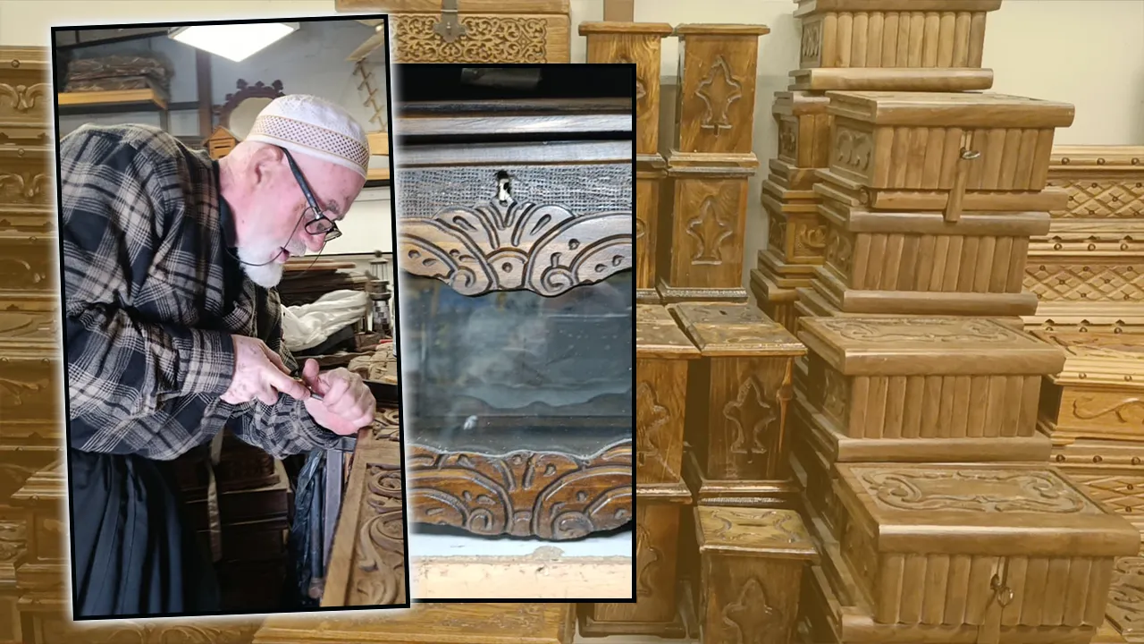 49 yıllık ince sanat! Eserleri Bahçeli, Cumhurbaşkanı’na kadar ulaştı