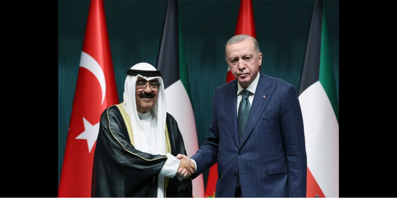 Cumhurbaşkanı Erdoğan ile Kuveyt Emiri El Sabah görüştü 