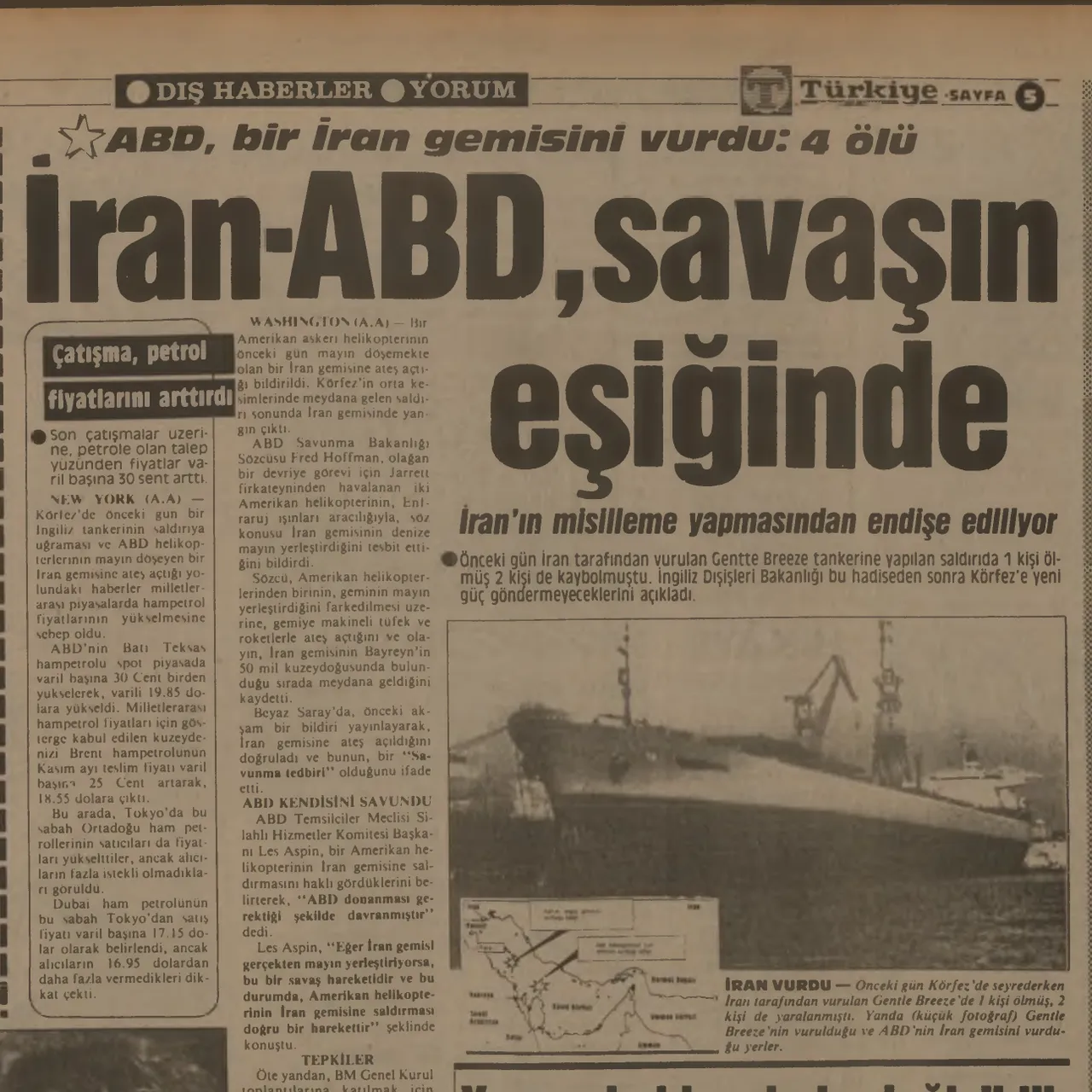 30 yıl önce başlayan savaş! ABD İran mücadelesinin patlama noktası: Tanker Savaşları