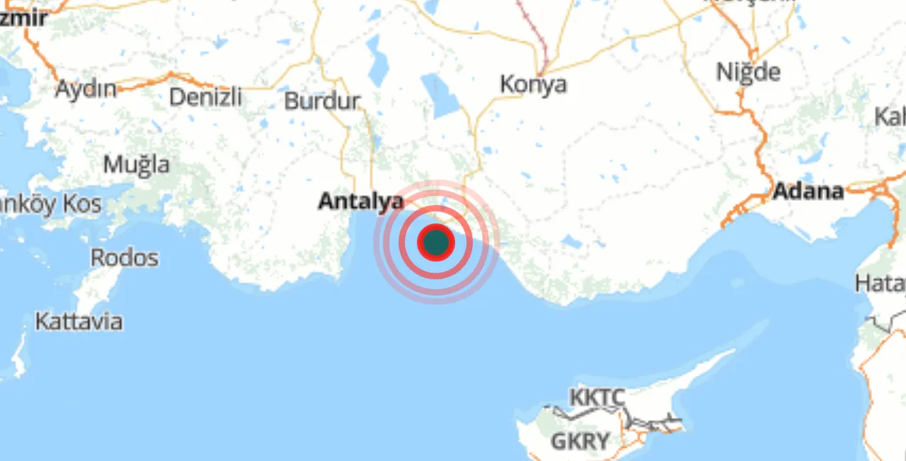Az önce Antalya'da deprem mi oldu? 10 Mart son dakika depremler listesi