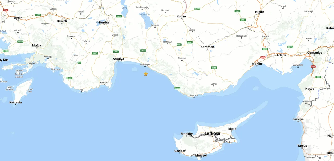 Az önce Antalyada deprem mi oldu? 10 Mart son dakika depremler listesi