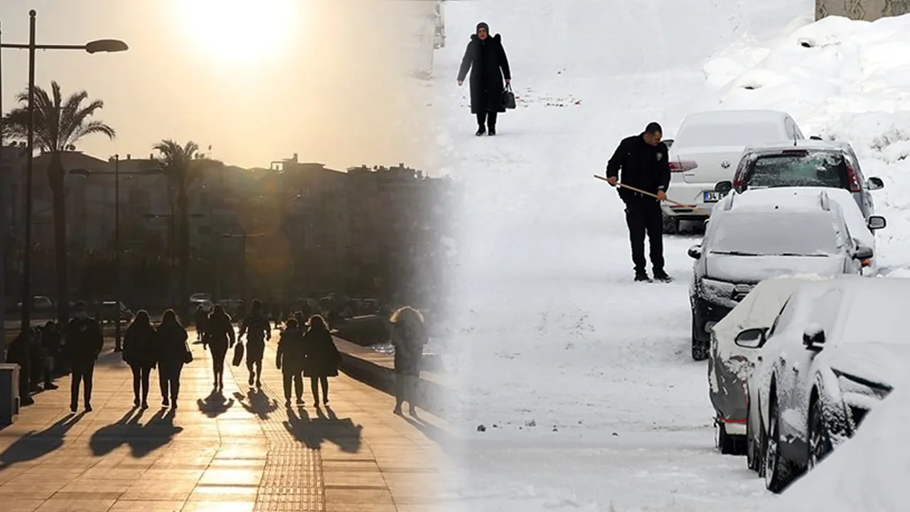 Güneş açtı, risk arttı! Bir taraf yazı, diğer taraf kışı yaşıyor