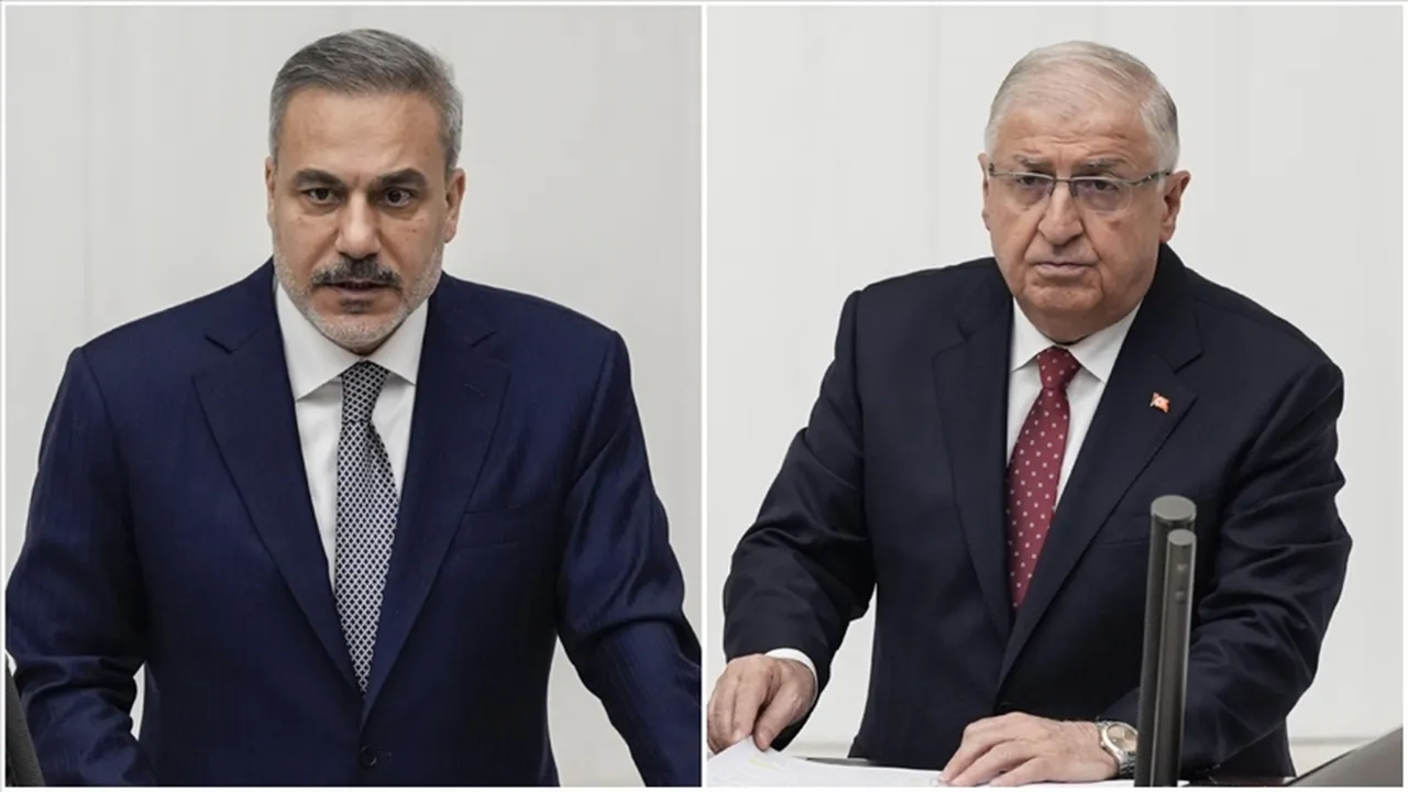 Dışişleri Bakanı Hakan Fidan ve Milli Savunma Bakanı Yaşar Güler