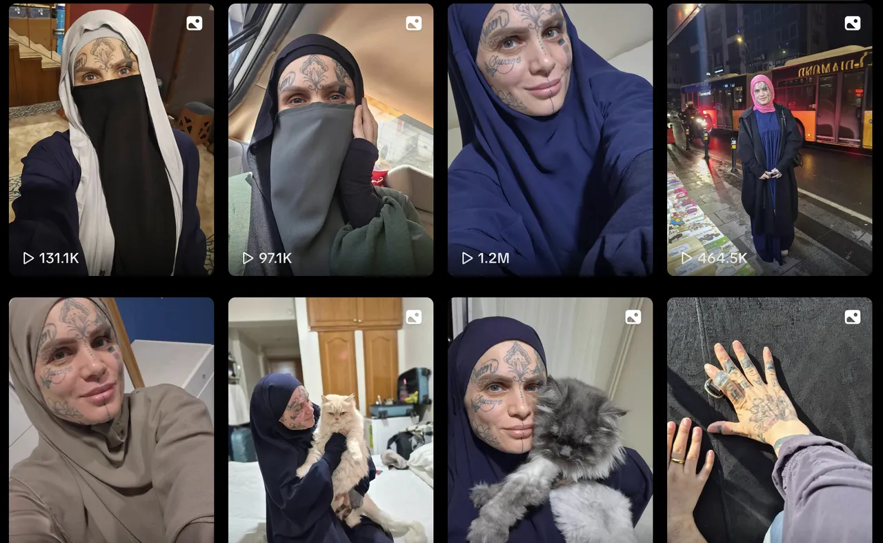 Yüzündeki dövmeleriyle tanınan Nazan Ünal TikTok fenomeni oldu! Canlı yayınlarla kısa sürede binlerce takipçiye ulaştı