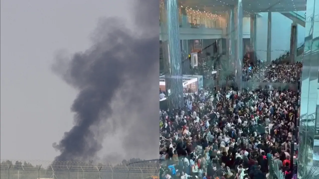 Dubai'den kaçış başladı! İHA saldırıları sonrası binlerce kişi terminallere akın etti!