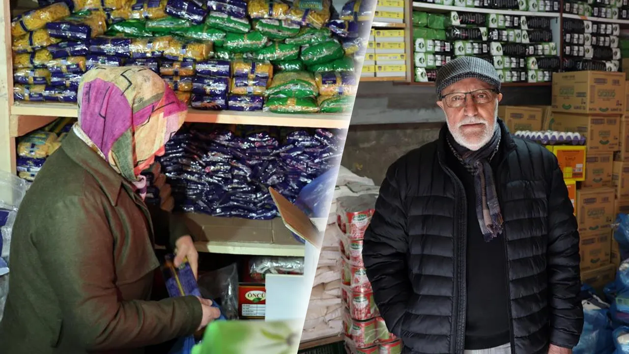 Her şey ücretsiz! Bu bakkalda para değil, sadece dua geçiyor