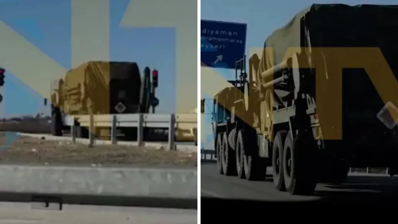 Malatya'ya kurulacak Patriot parçaları görüntülendi! Kısım kısım taşınıyor