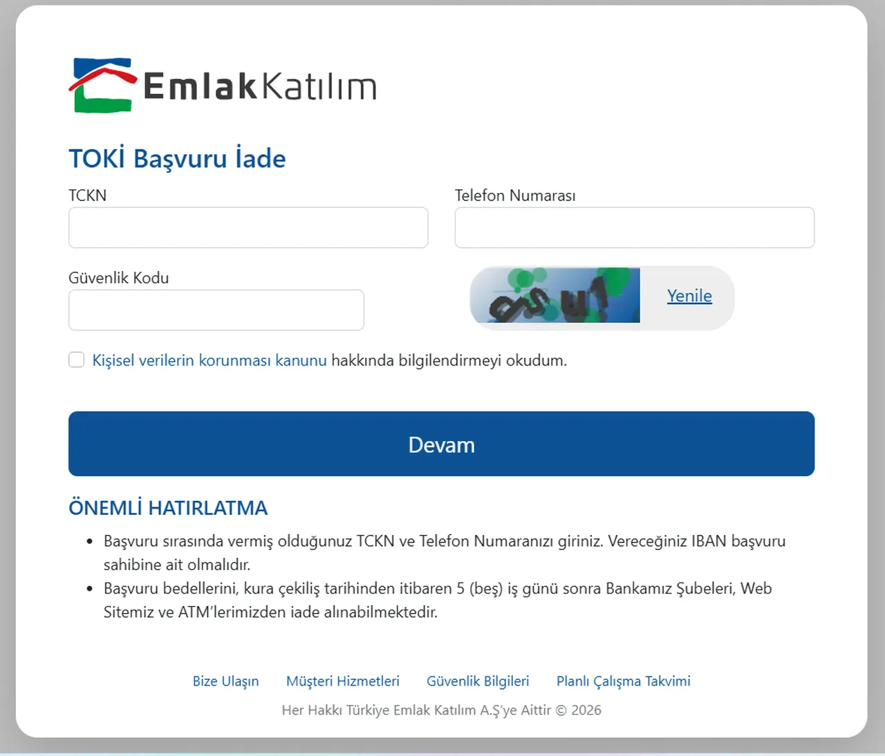 TOKİ başvurusu reddedilenler dikkat! 5.000 TL’lik başvuru ücreti nasıl iade alınır?