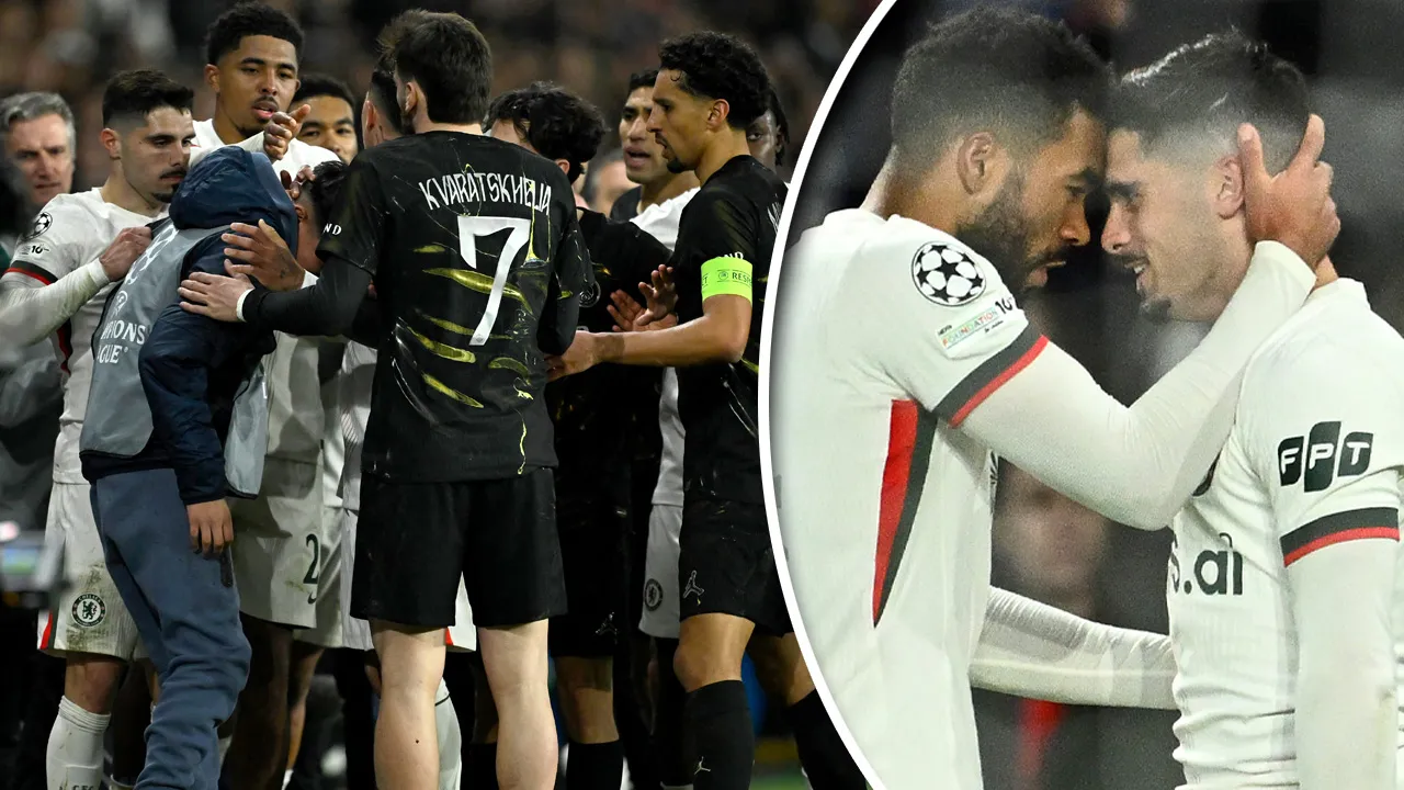 Devler Ligi'nde 7 gollü maçta olay hareket! Top toplayıcı çocuğu itti, özür diledi