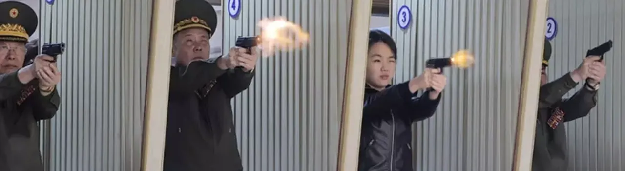 Kim Jong-Un ve kızı atış taliminde! Dünyanın konuştuğu görüntü