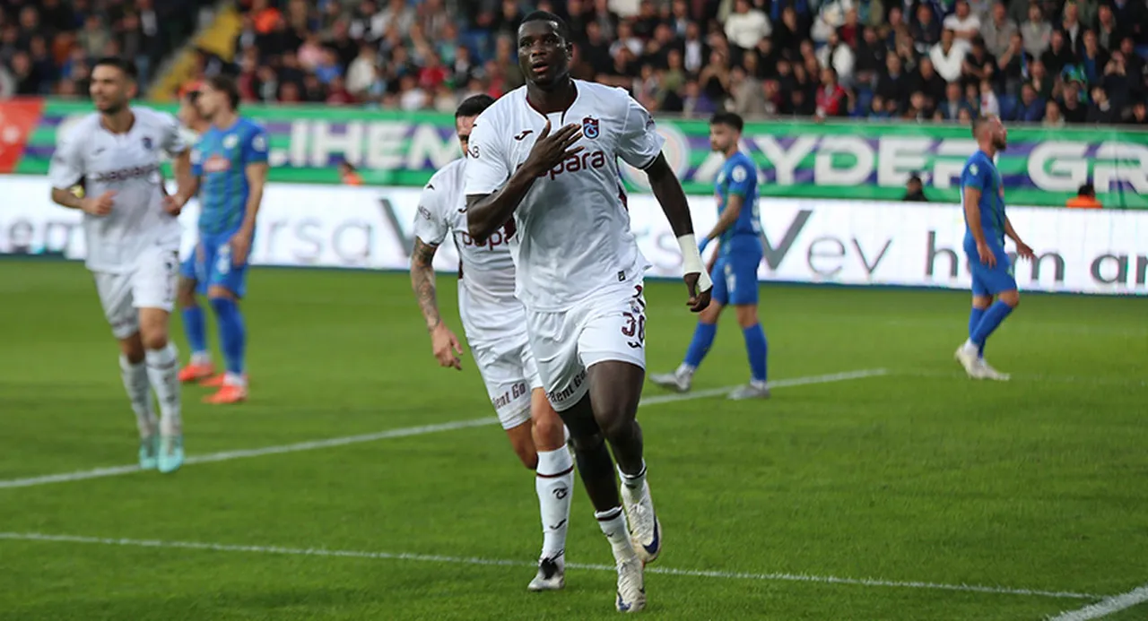 Süper Lig'in 9'uncu haftasında Trabzonspor, deplasmanda Çaykur Rizespor'u 2-1 yenmişti.