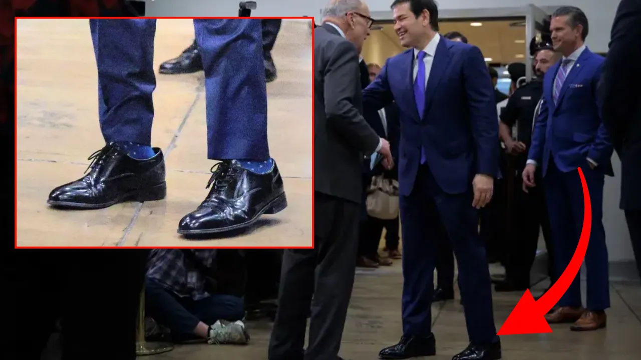 Beyaz Saray'daki herkesin ayağında! Rubio'nun ayakkabıları alay konusu: Neden giydiği ise belli oldu