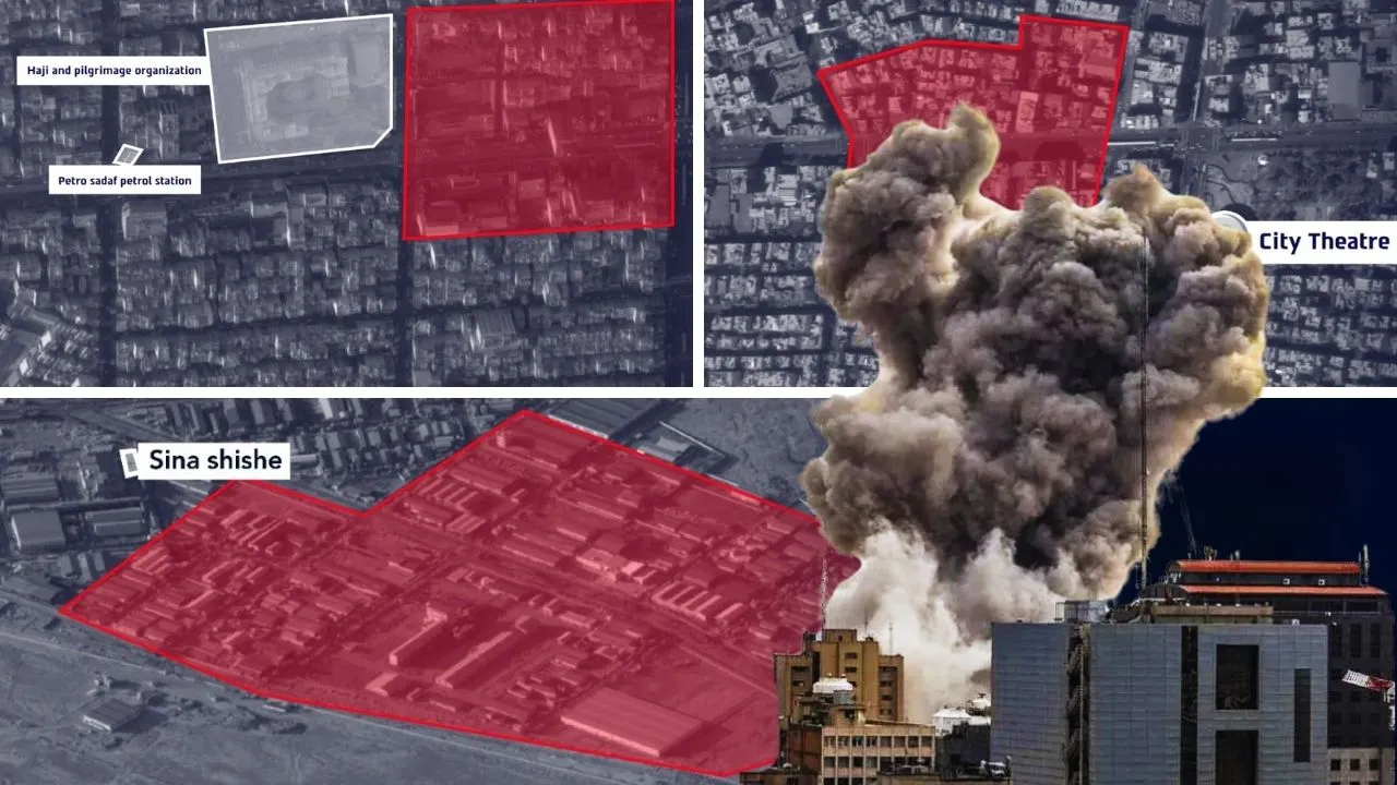 İran'ın başkenti Tahran'da mitinge saldırı! İsrail, binlerce sivili hedef aldı