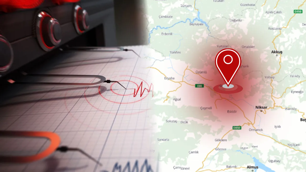 Tokat'ta korkutan bir deprem meydana geldi!