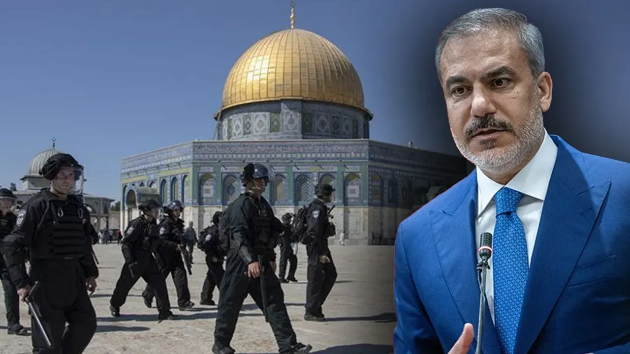 MESCİD-İ AKSA'YI İŞARET ETTİ